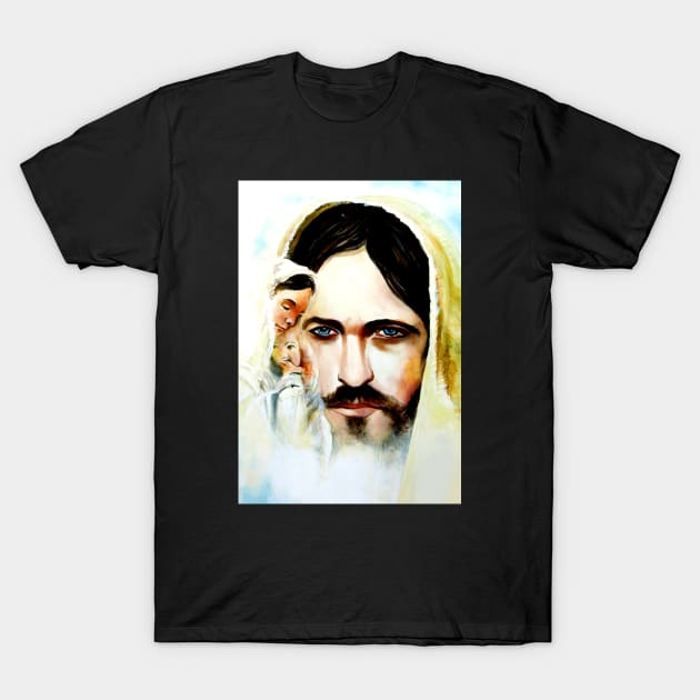 son of God and Virgin Mary T-Shirt by sandra0021tees